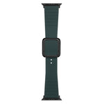 Cinturino in silicone con fibbia quadrata nera per Apple Watch Series, 7 45mm / 6&SE&5&4 44mm / 3&2&1 42mm