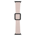 Cinturino in silicone con fibbia quadrata nera per Apple Watch Series, 7 45mm / 6&SE&5&4 44mm / 3&2&1 42mm