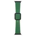 Cinturino in silicone con fibbia quadrata nera per Apple Watch Series, 7 41mm / 6&SE&5&4 40mm / 3&2&1 38mm