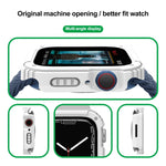Custodia protettiva con pellicola in vetro temperato per schermo 2 in 1, For Apple Watch Series 3 & 2 & 1 42mm, For Apple Watch Series 3 & 2 & 1 38mm