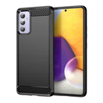Custodia per telefono TPU in fibra di carbonio con trama spazzolata, For Samsung Galaxy Quantum 2, For Samsung Galaxy A82, For Samsung Galaxy A22, For Samsung Galaxy F22, For Samsung Galaxy M22 / M32, For Samsung Galaxy A13 4G, For Samsung Galaxy S22+