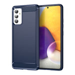 Custodia per telefono TPU in fibra di carbonio con trama spazzolata, For Samsung Galaxy Quantum 2, For Samsung Galaxy A82, For Samsung Galaxy A22, For Samsung Galaxy F22, For Samsung Galaxy M22 / M32, For Samsung Galaxy A13 4G, For Samsung Galaxy S22+