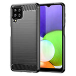 Custodia per telefono TPU in fibra di carbonio con trama spazzolata, For Samsung Galaxy Quantum 2, For Samsung Galaxy A82, For Samsung Galaxy A22, For Samsung Galaxy F22, For Samsung Galaxy M22 / M32, For Samsung Galaxy A13 4G, For Samsung Galaxy S22+