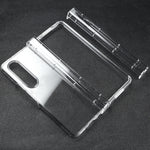 Custodia per telefono PC 3 in 1 trasparente, For Samsung Galaxy Z Fold4