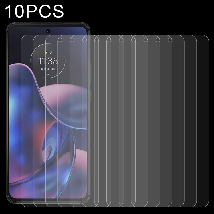 10 pellicole in vetro temperato da 0,26 mm 9H 2,5D, For Motorola Edge (2022)(10 PCS), For Motorola Edge+ 5G UW(10 PCS), For Tecno Pop 6 Go(10 PCS)
