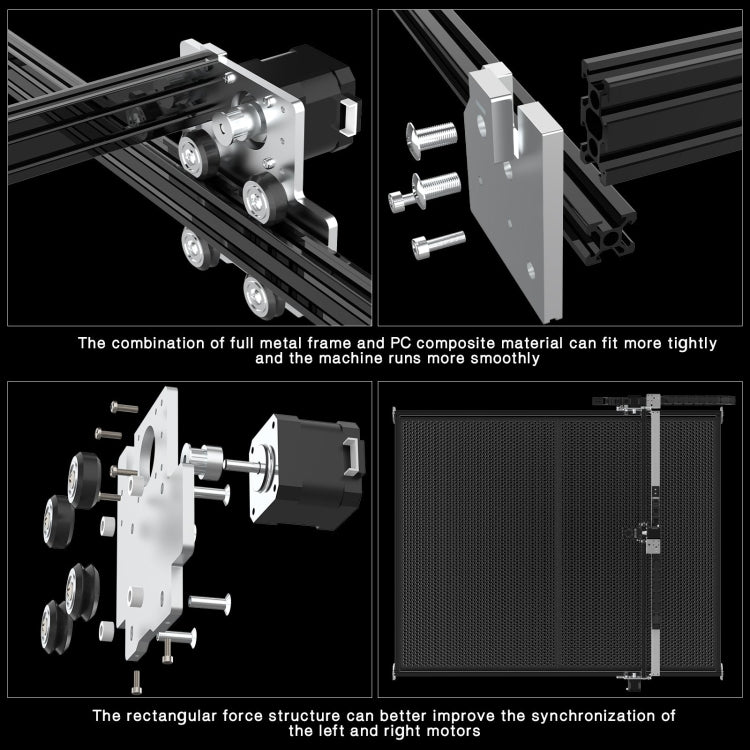 Incisore laser NEJE MASTER 3 MAX con modulo a doppio raggio laser A40640, MASTER 3 MAX with A40640 (EU Plug), MASTER 3 MAX with A40640 (US Plug)