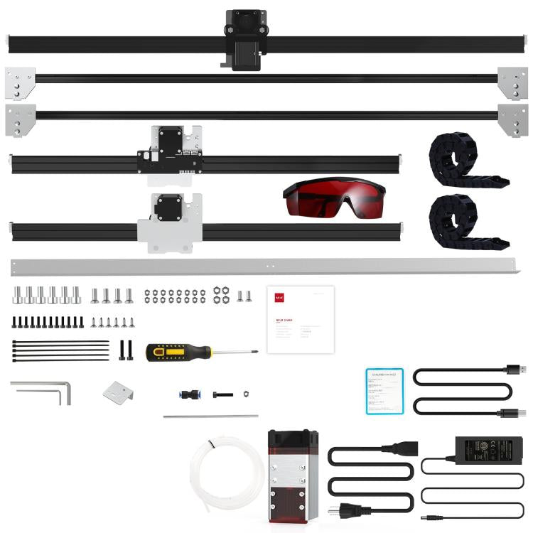 Incisore laser NEJE MASTER 3 MAX con modulo a doppio raggio laser A40640, MASTER 3 MAX with A40640 (EU Plug), MASTER 3 MAX with A40640 (US Plug)