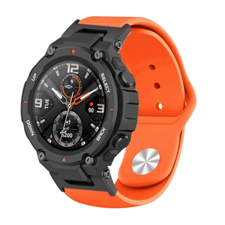 Cinturino per orologio con fibbia inversa in silicone, For Amazfit T-Rex / T-Rex Pro / Ares