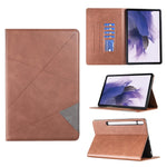Custodia per tablet in pelle prismatica, For Samsung Galaxy Tab S7 FE/Tab S7+/Tab S8+, For Samsung Galaxy Tab A8 10.5 2021