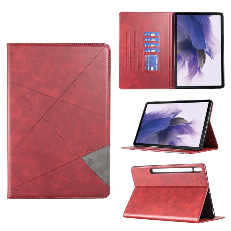 Custodia per tablet in pelle prismatica, For Samsung Galaxy Tab S7 FE/Tab S7+/Tab S8+, For Samsung Galaxy Tab A8 10.5 2021