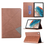 Custodia per tablet in pelle prismatica, For Samsung Galaxy Tab S7 FE/Tab S7+/Tab S8+, For Samsung Galaxy Tab A8 10.5 2021