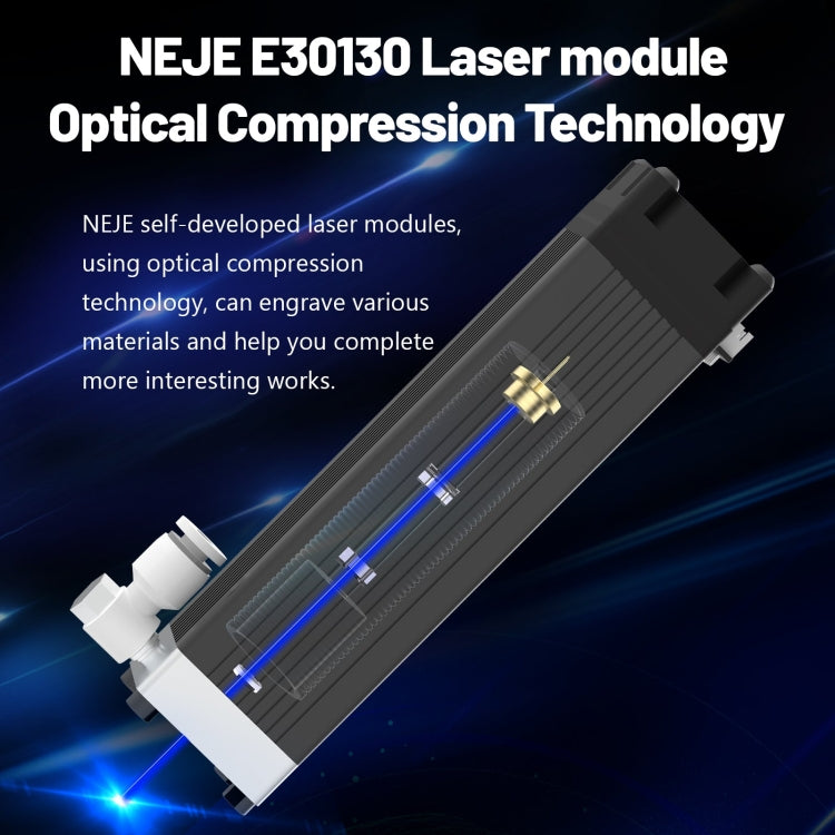 Incisore laser NEJE MASTER 3 MAX con modulo laser E30130, MASTER 3 MAX with E30130 (EU Plug), MASTER 3 MAX with E30130 (US Plug)