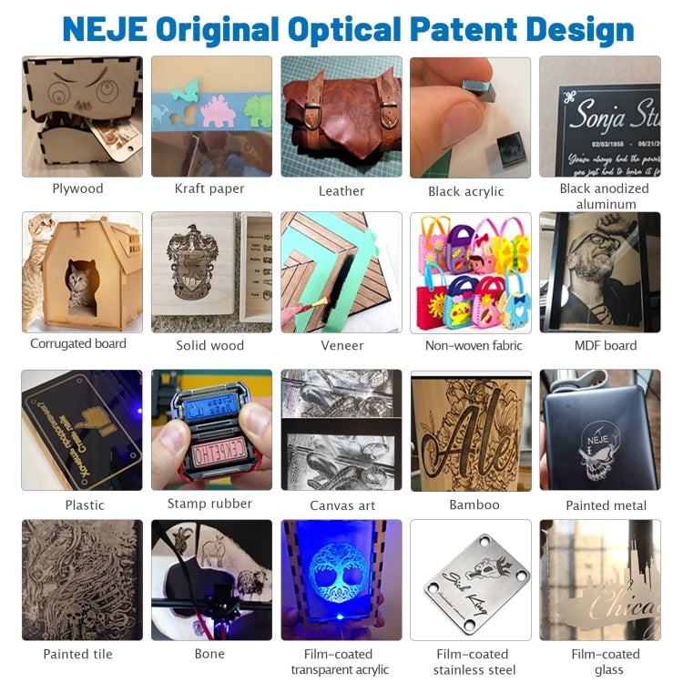 Incisore laser NEJE MASTER 3 MAX con modulo laser E30130, MASTER 3 MAX with E30130 (EU Plug), MASTER 3 MAX with E30130 (US Plug)