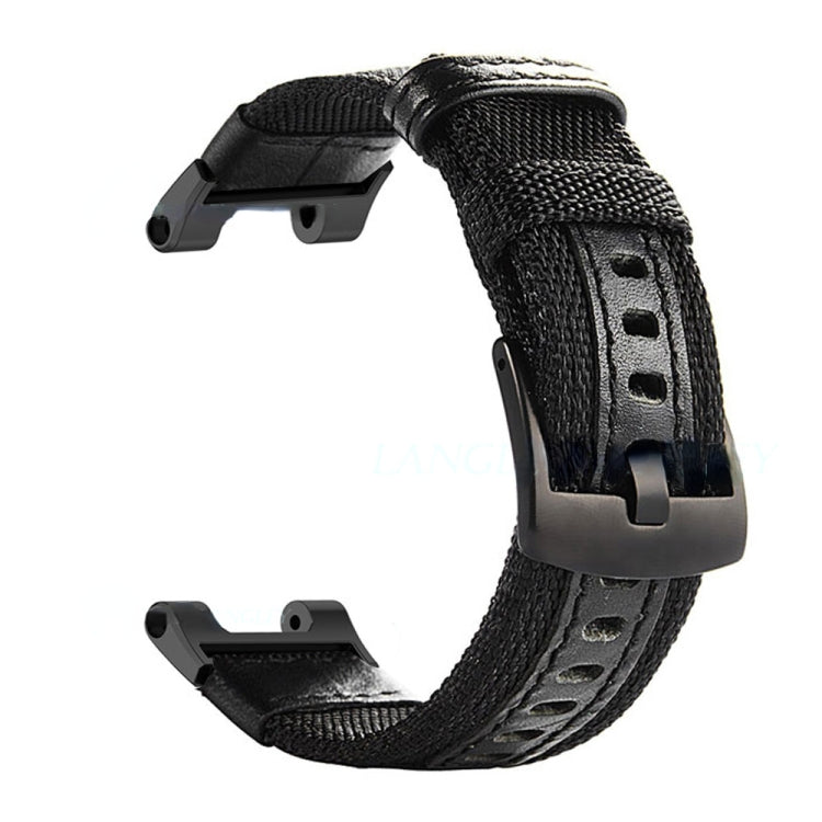 Cinturino in pelle e nylon, For Amazfit T-Rex / T-Rex Pro / Ares