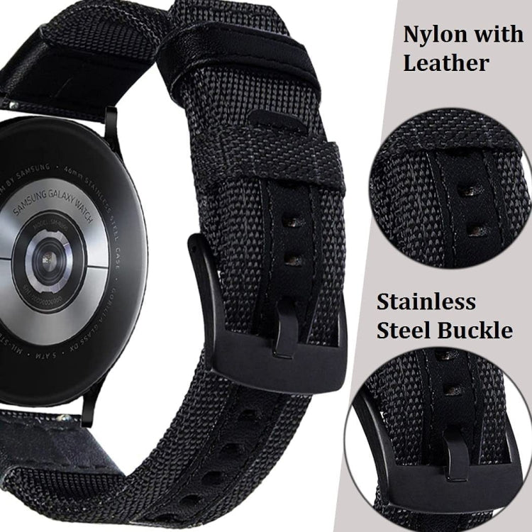 Cinturino in pelle e nylon, For Amazfit T-Rex / T-Rex Pro / Ares