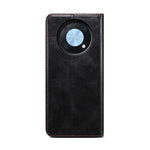 Custodia per telefono in pelle con trama di cavallo pazzo in cera d'olio, For Huawei nova Y90 4G/Enjoy 50 Pro