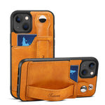 Custodia per telefono in PU con cinturino da polso Suteni 215, For iPhone 13, For iPhone 13 Pro, For iPhone 13 Pro Max, For iPhone 12