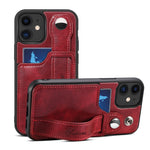 Custodia per telefono in PU con cinturino da polso Suteni 215, For iPhone 13, For iPhone 13 Pro, For iPhone 13 Pro Max, For iPhone 12