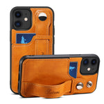 Custodia per telefono in PU con cinturino da polso Suteni 215, For iPhone 13, For iPhone 13 Pro, For iPhone 13 Pro Max, For iPhone 12
