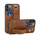Custodia per telefono in PU con cinturino da polso Suteni 215, For iPhone 12 Pro, For iPhone 12 Pro Max