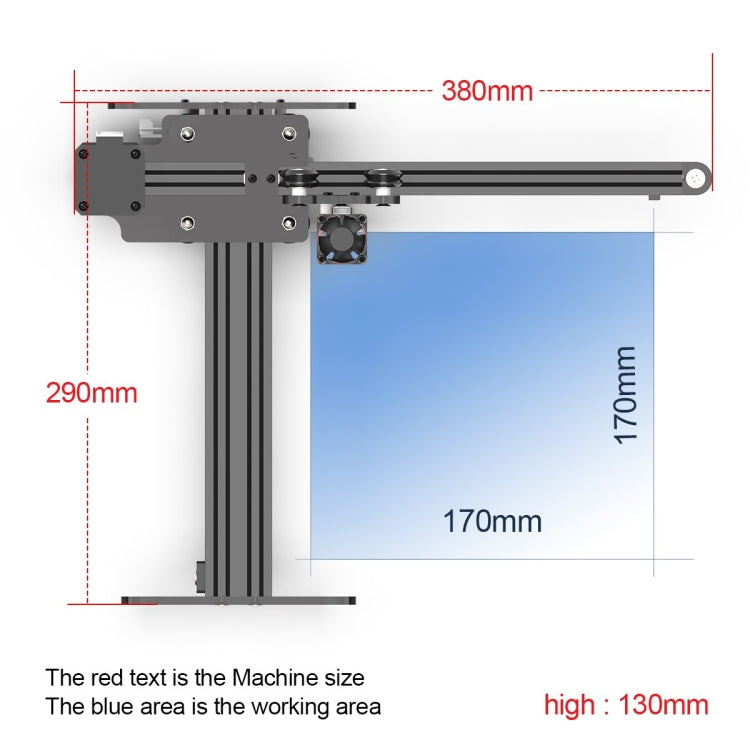 Incisore laser NEJE MASTER 3 con modulo laser N30820, MASTER 3 with N30820 (EU Plug), MASTER 3 with N30820 (US Plug)