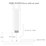 Incisore laser NEJE MASTER 3 con modulo laser N30820, MASTER 3 with N30820 (EU Plug), MASTER 3 with N30820 (US Plug)
