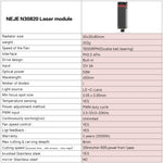 Incisore laser NEJE MASTER 3 con modulo laser N30820, MASTER 3 with N30820 (EU Plug), MASTER 3 with N30820 (US Plug)