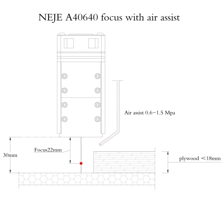 Incisore laser NEJE MASTER 3 Plus con modulo laser A40640, MASTER 3 Plus with A40640 (EU Plug), MASTER 3 Plus with A40640 (US Plug)