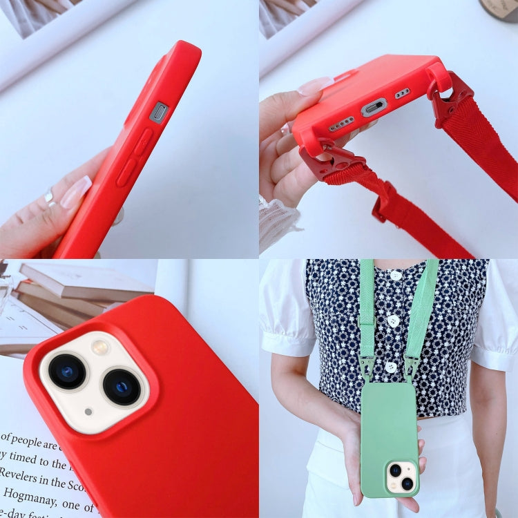 Custodia con cordino elastico in silicone, For iPhone 14, For iPhone 14 Plus, For iPhone 14 Pro, For iPhone 14 Pro Max