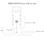 Incisore laser NEJE MASTER 3 Plus con modulo laser N40630, MASTER 3 Plus with N40630 (EU Plug), MASTER 3 Plus with N40630 (US Plug)