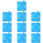 10 adesivi per nastro adesivo per batteria, For Samsung Galaxy S20 Ultra 5G, For Samsung Galaxy Note10+ 5G, For Samsung Galaxy S21 5G, For Samsung Galaxy Note9, For Samsung Galaxy S20, For Samsung Galaxy S20+, For Samsung Galaxy Note20 Ultra 5G