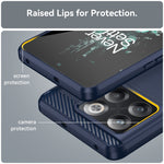 Custodia per telefono TPU in fibra di carbonio con trama spazzolata, For OnePlus 10T, For OnePlus ACE Pro, For T-Mobile REVVL 6 5G