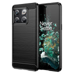 Custodia per telefono TPU in fibra di carbonio con trama spazzolata, For OnePlus 10T, For OnePlus ACE Pro, For T-Mobile REVVL 6 5G