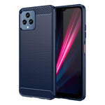 Custodia per telefono TPU in fibra di carbonio con trama spazzolata, For OnePlus 10T, For OnePlus ACE Pro, For T-Mobile REVVL 6 5G