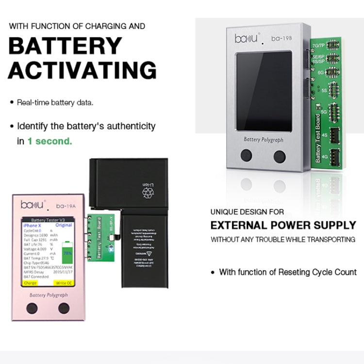 Battery Polygraph BAKU ba-19 series for iPhone battery, BA-19A