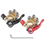 1 paio di terminali batteria per auto connettori cavi a disconnessione rapida, con chiave a L + terminale 40A + cuscinetto isolante, with L Wrench + 40A Terminal + Insulation Pad