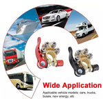 1 paio di terminali batteria per auto connettori cavi a disconnessione rapida, con chiave a L + terminale 40A + cuscinetto isolante, with L Wrench + 40A Terminal + Insulation Pad