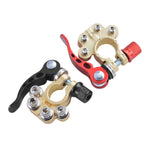 1 paio di terminali della batteria per auto, connettori per cavi a disconnessione rapida, con chiave a L + terminale, with L Wrench + Terminal