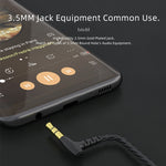 Cavo per auricolari a gomito da 3,5 mm originale in rame privo di ossigeno da 1,25 m CVJ V2, 0.75mm No Mic, 0.78mm No Mic, MMCX No Mic, 0.75mm with Mic, 0.78mm with Mic, MMCX with Mic