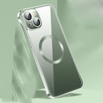Custodia MagSafe per CD in vetro senza cornice, For iPhone 14, For iPhone 14 Plus, For iPhone 14 Pro, For iPhone 14 Pro Max