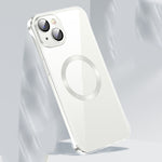 Custodia MagSafe per CD in vetro senza cornice, For iPhone 14, For iPhone 14 Plus, For iPhone 14 Pro, For iPhone 14 Pro Max