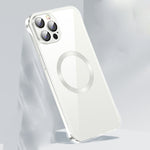 Custodia MagSafe per CD in vetro senza cornice, For iPhone 14, For iPhone 14 Plus, For iPhone 14 Pro, For iPhone 14 Pro Max