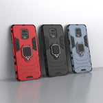 Custodia protettiva antiurto per PC + TPU con supporto per anello magnetico, For Vivo S6, For Xiaomi Redmi Note 9 Pro Max, For Huawei Y7P, For Huawei Enjoy 10e