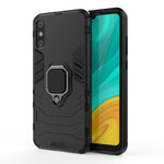 Custodia protettiva antiurto per PC + TPU con supporto per anello magnetico, For Vivo S6, For Xiaomi Redmi Note 9 Pro Max, For Huawei Y7P, For Huawei Enjoy 10e