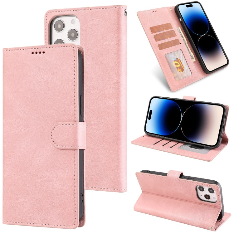 Custodia in pelle Fantasy Classic Skin-feel Texture pelle di vitello, For iPhone 14, For iPhone 14 Plus, For iPhone 14 Pro, For iPhone 14 Pro Max