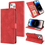 Custodia in pelle Fantasy Classic Skin-feel Texture pelle di vitello, For iPhone 14, For iPhone 14 Plus, For iPhone 14 Pro, For iPhone 14 Pro Max