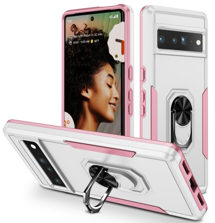 Custodia per telefono resistente agli urti con cavalletto ad anello, For Google Pixel 7 Pro