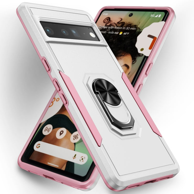 Custodia per telefono resistente agli urti con cavalletto ad anello, For Google Pixel 7 Pro