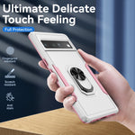 Custodia per telefono resistente agli urti con cavalletto ad anello, For Google Pixel 7 Pro