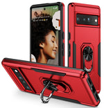 Custodia per telefono resistente agli urti con cavalletto ad anello, For Google Pixel 7 Pro